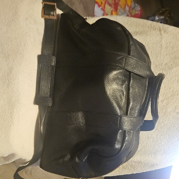 Black Duffel Bag with Sturdy Construction and Practical Design